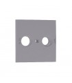 Tapa Toma TV-SAT Aluminio Logus 90
