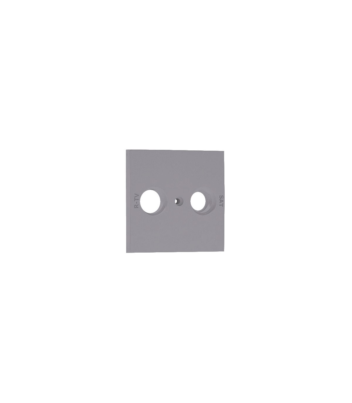 Tapa Toma TV-SAT Aluminio Logus 90