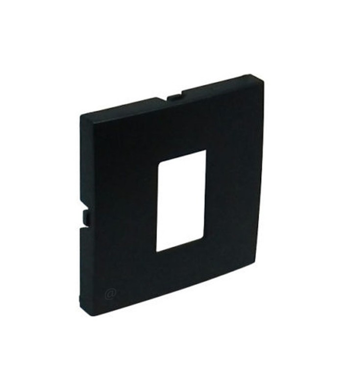 Tapa toma informática RJ45 Negro Mate Logus 90