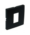 Tapa toma informática RJ45 Negro Mate Logus 90