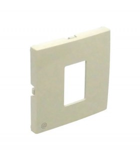 Tapa toma informática RJ45 Marfil Logus 90