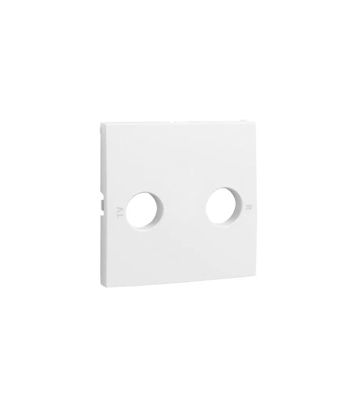 Tapa Toma TV-R Blanco Logus 90