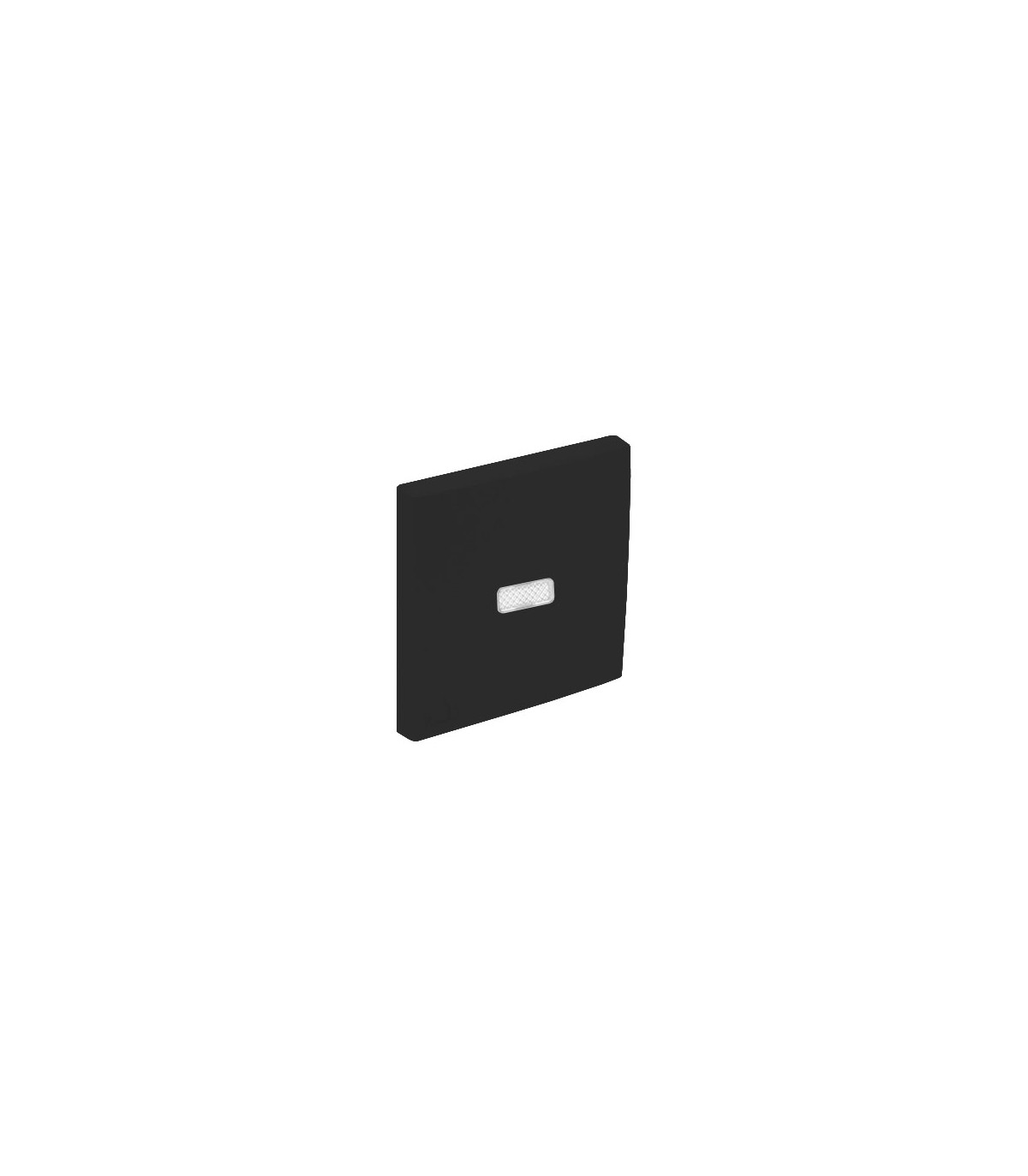 Tecla Luminoso Campana Negro Mate Logus 90