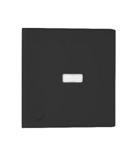 Tecla Luminoso Luz Negro Mate Logus 90