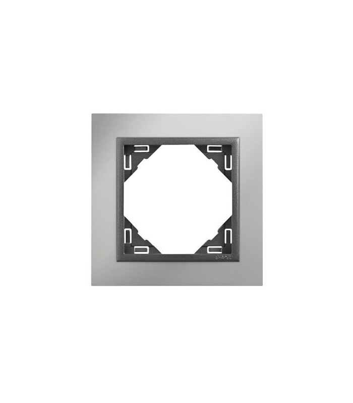 Marco Simple Aluminio / Gris Metallo