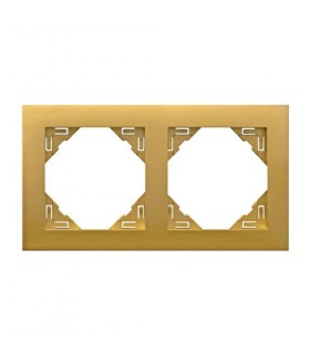 Marco Doble Dorado Aquarella