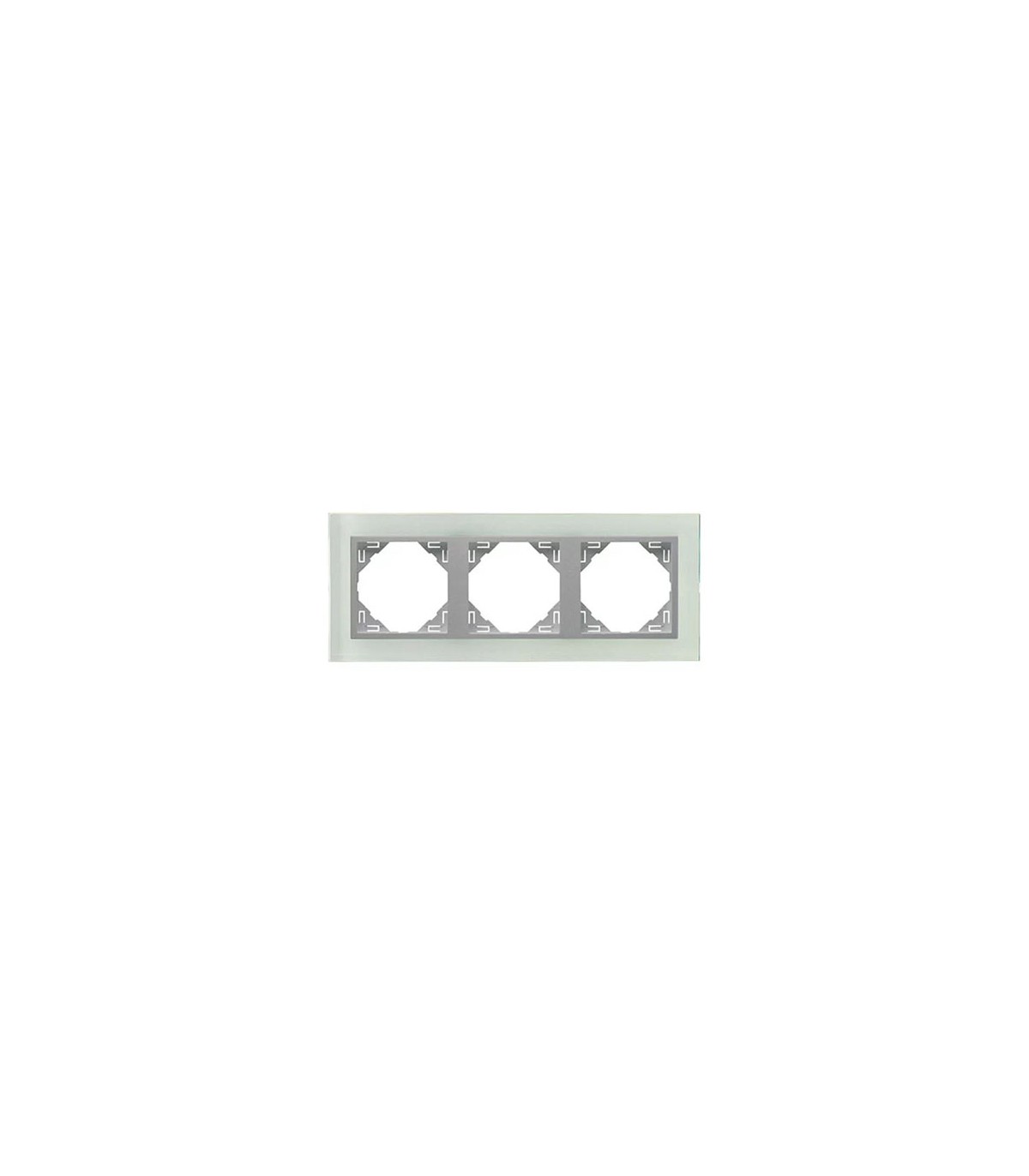 Marco Triple Cristal / Aluminio Crystal